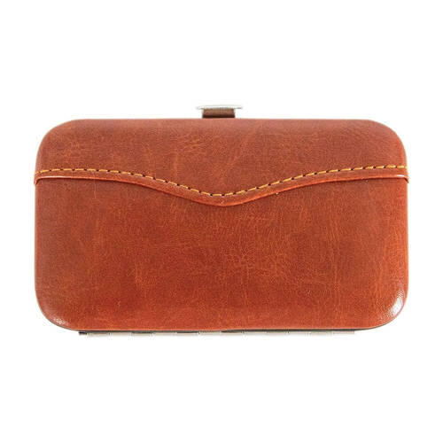 Annabel Trends Gentleman's Travel Manicure Kit Nail Care 11cm Brown