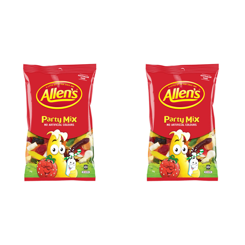 2PK Allen's 1.3kg Party Mix Lolly Bag