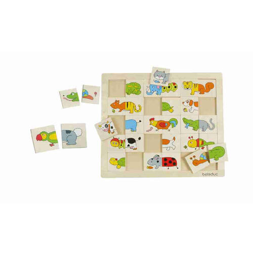 Beleduc Match & Mix Puzzle Animals Creative Development Kids/Children - 3y+