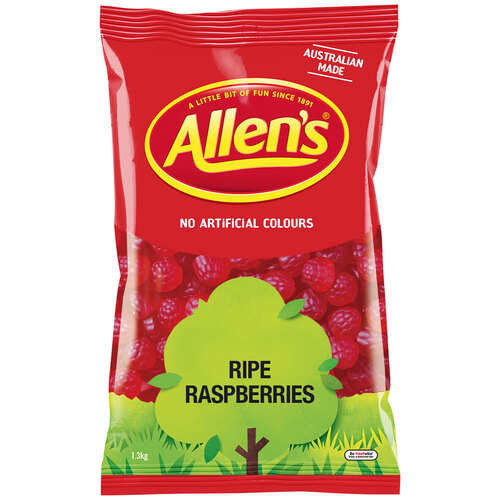 Allen's 1.3kg Ripe Raspberries Lolly Bag