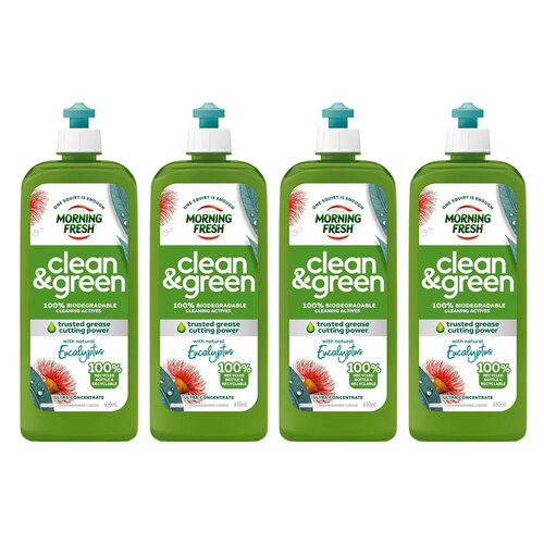 4PK Morning Fresh Ultra Concentrate Dishwashing Liquid Eucalyptus 650ml