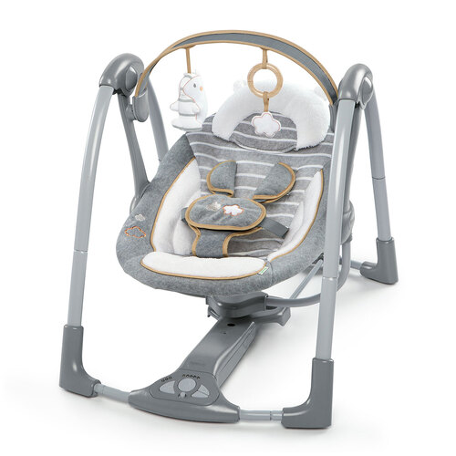 Ingenuity Boutique Collection Swing 'n Go Portable Swing - Bella Teddy