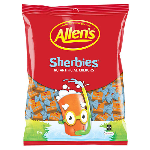 Allen's 850g Sherbies Lolly Bag