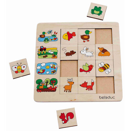 Beleduc Sorting Game Puzzle - Environment Educational Toy Kids/Children 3y+