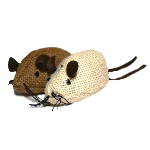 2pc Rosewood Pet Jolly Moggy Catnip Mice