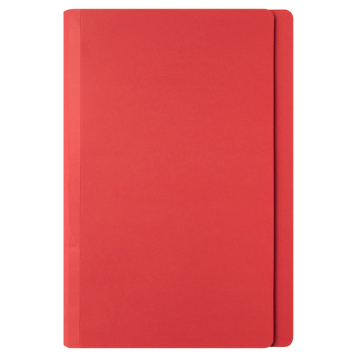 100pc Marbig Foolscap File 170gsm Manilla Folder - Red