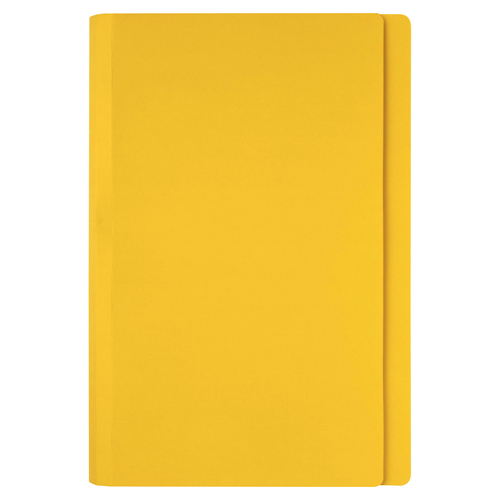 100pc Marbig Foolscap File 170gsm Manilla Folder - Yellow