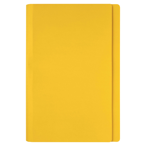 100pc Marbig Foolscap File 170gsm Manilla Folder - Yellow