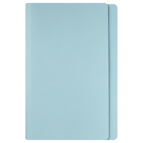 100pc Marbig Foolscap File 170gsm Manilla Folder - Light Blue
