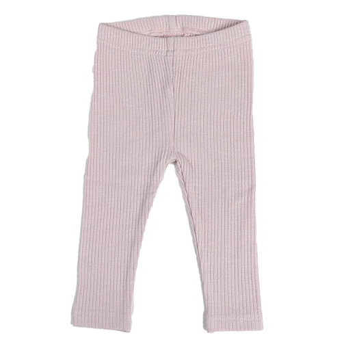 Ponchik Kids Cotton Leggings Love Rib - Size 4 yr