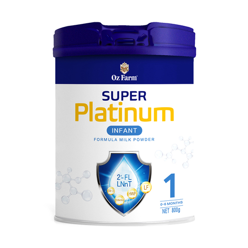 Oz Farm 800g Super Platinum Step-1 Infant Milk Powder Formula 0-6m
