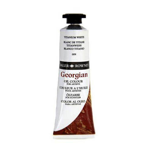 Daler Rowney Georgian Artist Oil Colour Painting Tube 225ml Titanium White