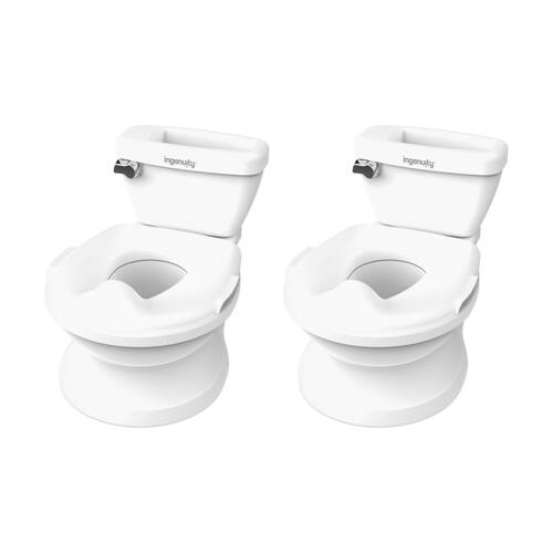2PK Ingenuity My Size Potty Pro Toddler Toilet Training 18m+ White