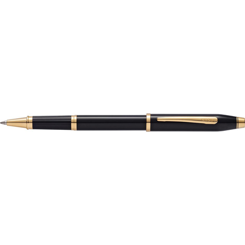 Cross Century II Synthetic Resin Ball Point Pen 23KT Black Lacquer