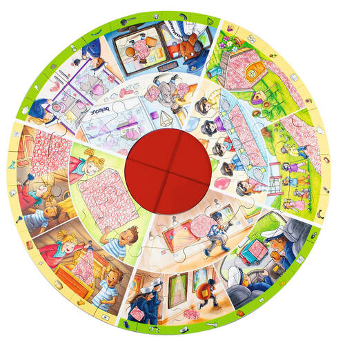 Beleduc XXL Detective Puzzle Wooden Theme Floor Kids/Children - 3y+
