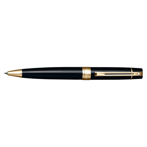 Sheaffer 300 Glossy Ball Point Pen Black/Gold Trim