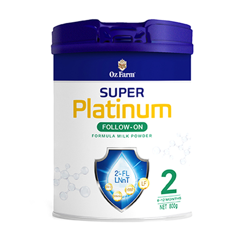 Oz Farm 800g Super Platinum Step-2 Follow-On Milk Powder Formula 6-12m