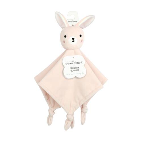 The Peanutshell Forest Dreams Bunny Children's Security Blanket Soft Toy Pink