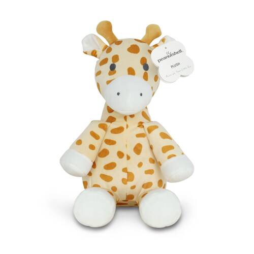 The Peanutshell Safari Dreams Giraffe Plush Childrens Toy Orange/Beige