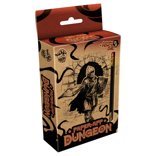Lucky Duck Games Paper App Dungeon Tabletop Party Board Game