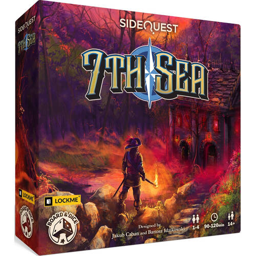 Board & Dice SideQuest 7th Sea Puzzle Card Game 14y+