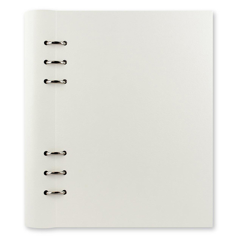 Filofax Classic A5 Clipbook Organiser Stationery - White