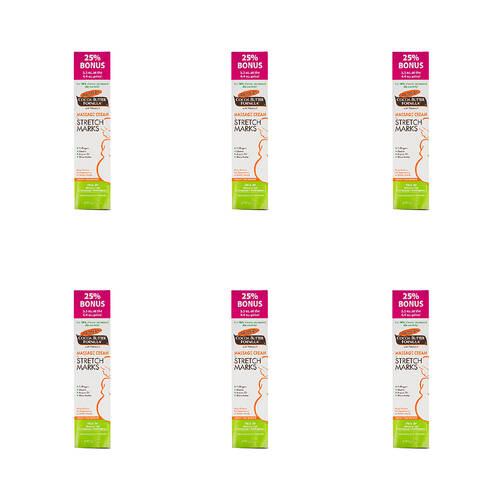 6PK Palmers 156G Massage Cream For Stretch Marks Cocoa Butter Formula