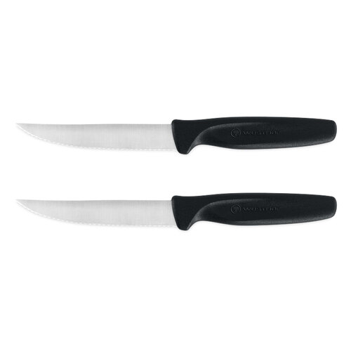2PK Wusthof Create Pizza/Steak Knife 10cm Blade - Black