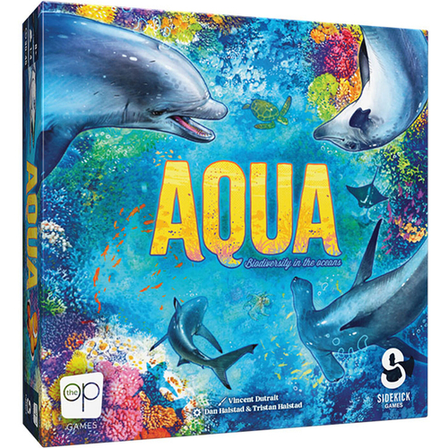 187pc The OP Aqua Tile Tabletop Party Board Game 8y+