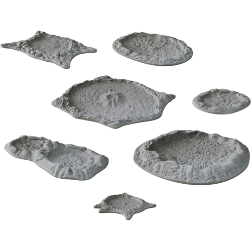 7pc Mantic Games Terrain Crate Craters TTRPG Accessory Set