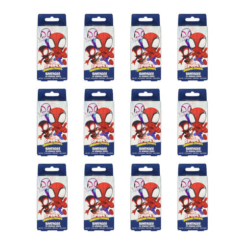 12x 20pc Marvel Spidey & His Amazing Friends Adhesive Bandages Strips Breathable