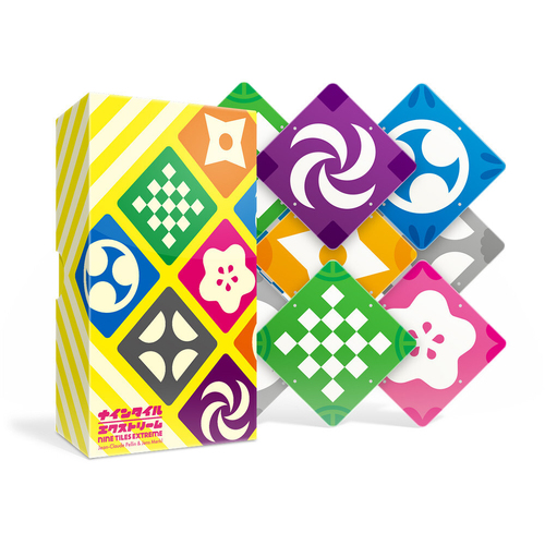 Oink Games Nine Tiles Extreme Kids Matching Colour/Shape Board Game 6y+