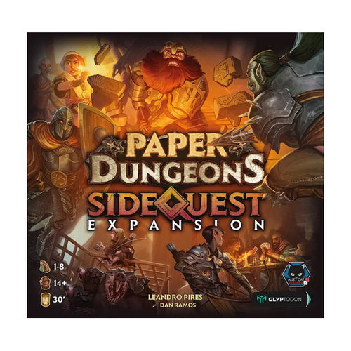 Alley Cat Games Paper Dungeons Side Quest Board Game Expansion 14y+