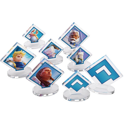 8pc Altered Gamegenic Acrylic Hero Figure Premium Standees - Ordis