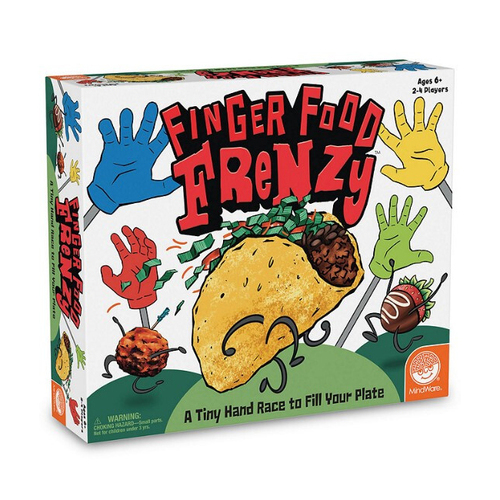 Mindware Finger Food Frenzy Card Fast-Paced Board Game Family Party 6y+