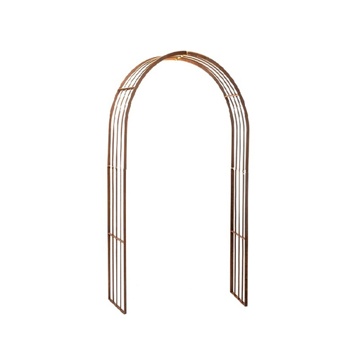 Garden Rust Metal 215cm Arch Outdoor Decor - Small
