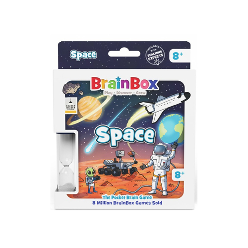 Bezzerwizzer BrainBox Pocket Space Card Tabletop Party Board Game 8y+
