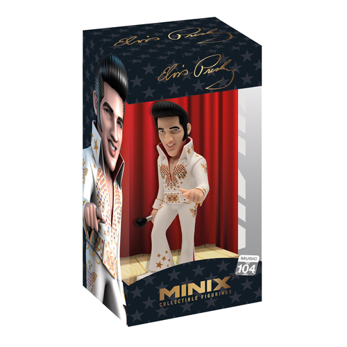 Minix Elvis Presley Collectible Action Figure - White Suit 104
