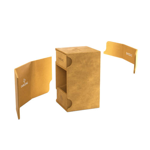 Gamegenic Watchtower 100 Sleeves Convertible XL Card Holder Box Sand