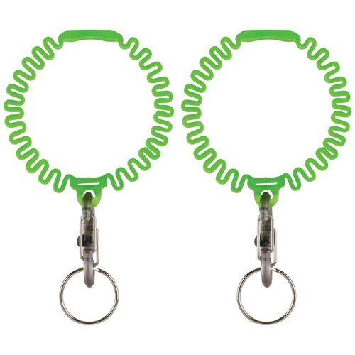 2PK Nite Ize Key Band-It Stretch Wristband Keyholder Lime 6.5cm