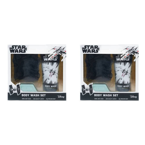2PK Star Wars Body Wash Set Kids/Children Gentle Body Cleanser