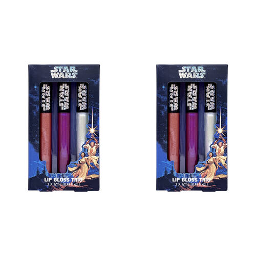 6pc Star Wars Hydrating Lip Gloss 12ml Set Kids/Children Lip Care