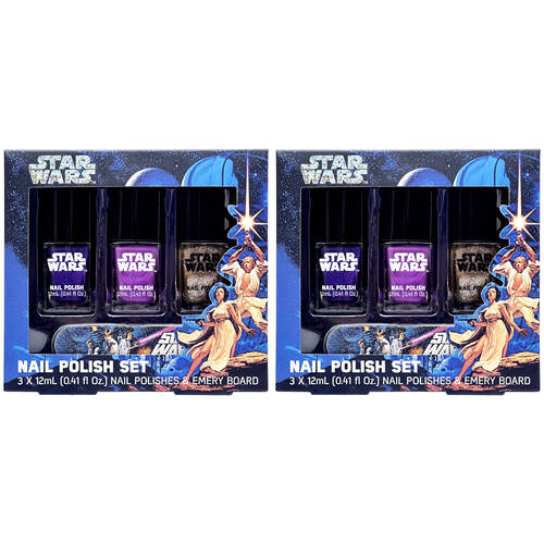 8pc Star Wars Nail Polish Trio 12ml Nail Polishes & Emery Board