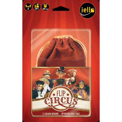 Iello Flip Circus Kids Interactive Strategy Card Game 10y+