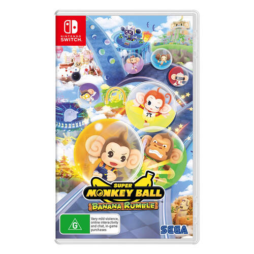 Nintendo Switch SWI Super Monkey Ball Banana Rumble Video Game