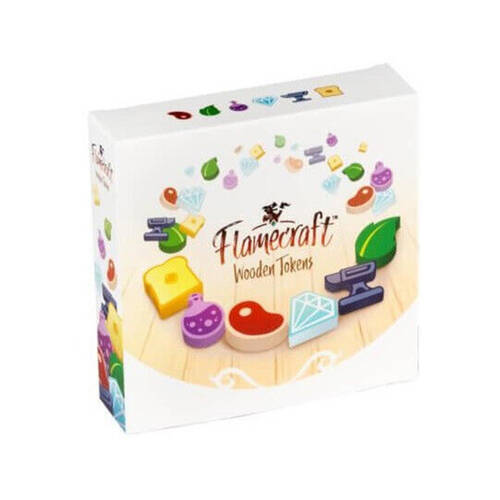 210pc Lucky Duck Games Original Wooden Resources Add-On For Flamecraft Game