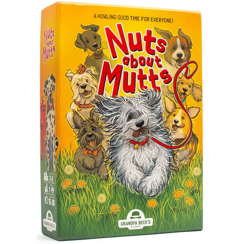 Grandpa Beck's Games Nuts About Mutts Kids Fun Play Card Game 5y+