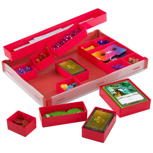 Gamegenic Token Silo XL Tabletop Gaming Dice/Card Tray - Red