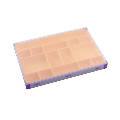 Gamegenic Token Silo XL Tabletop Gaming Dice/Card Tray - Purple/Orange