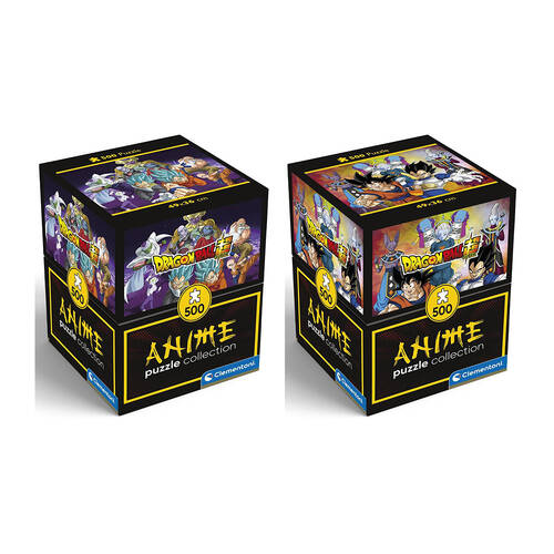 1000pc Clementoni HQC Anime Cube Dragonball #1 and #2 Jigsaw Puzzle 49x36cm